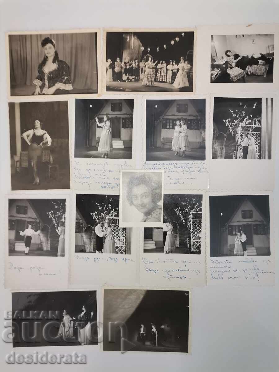 Auction Photographs of the operetta singer Aneta Tsankova - 33 pcs Auction Photographs of the operetta singer Aneta Tsankova - 33 pcs