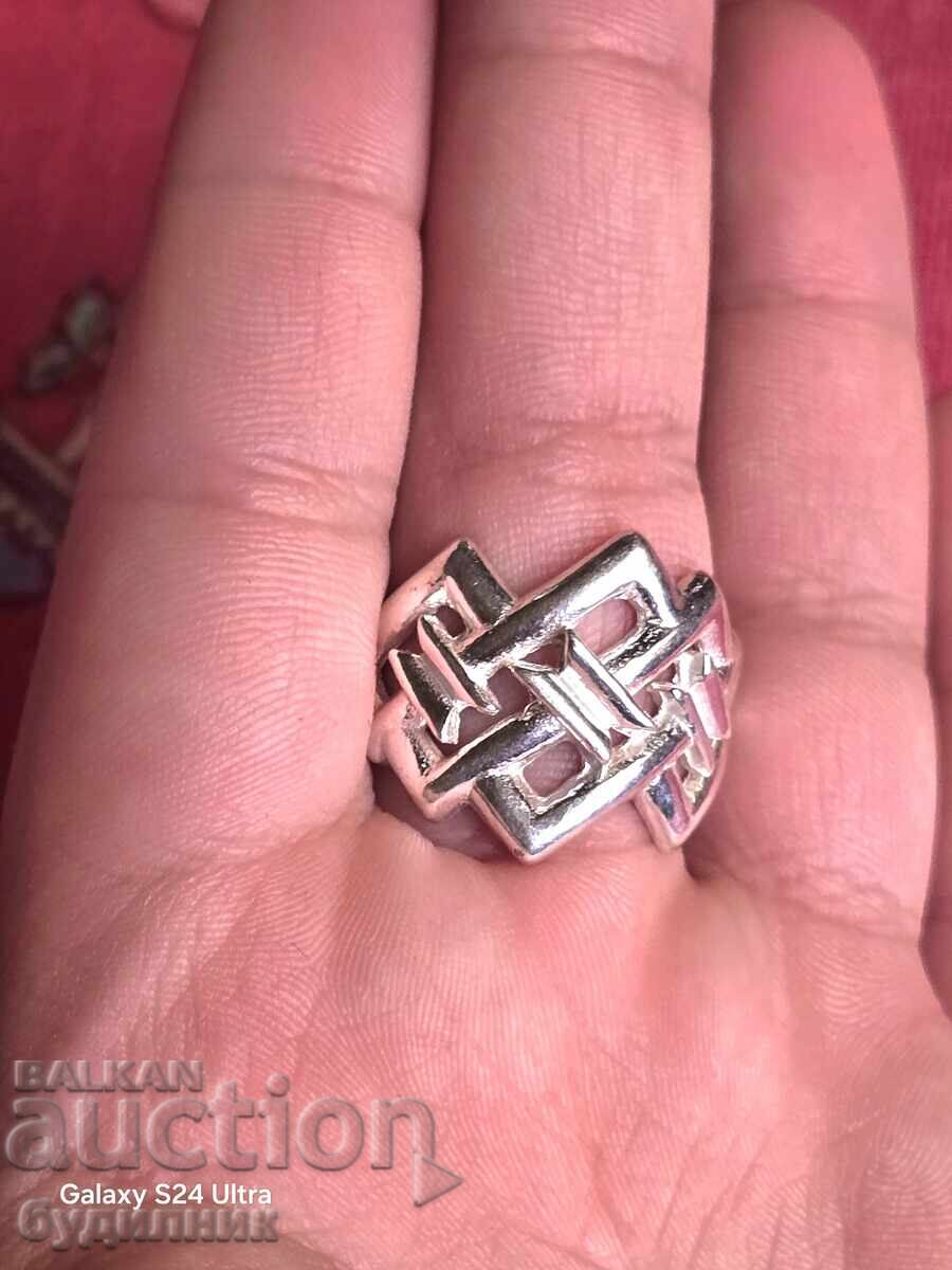 Сребърен пръстен. 17.5мм. Пускам над 100 Аукциона. Разгледа Сребърен пръстен. 17.5мм. Пускам над 100 Аукциона. Разгледа