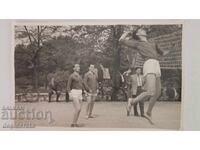 Old photograph - volleyball players