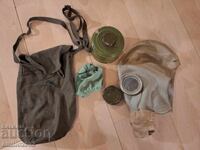 Set complet de mască de gaze militară model 2