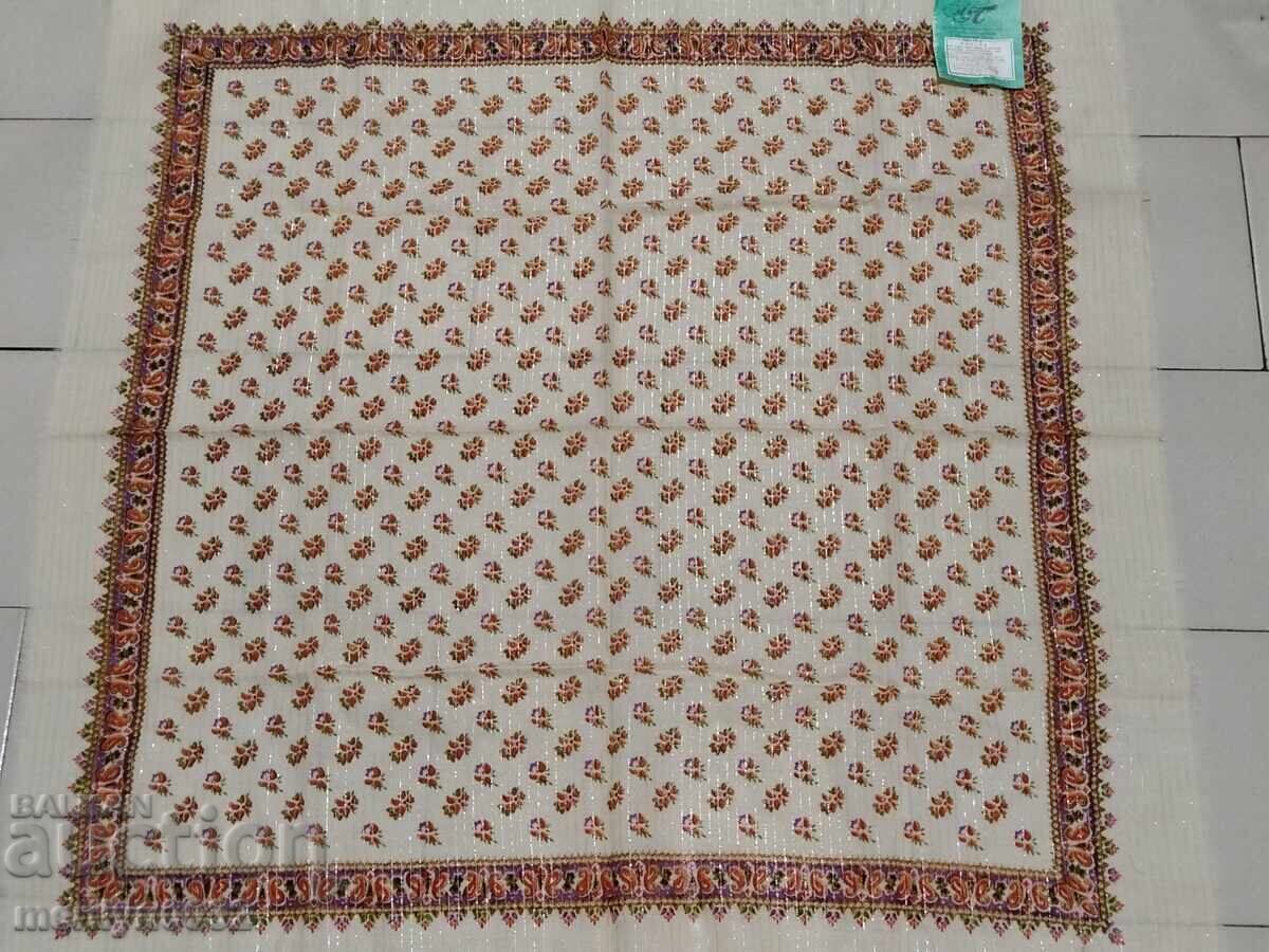 Old headscarf with gold thread headscarf USSR with price 79.00 BGN | € 40.39 Old headscarf with gold thread headscarf USSR with price 79.00 BGN | € 40.39