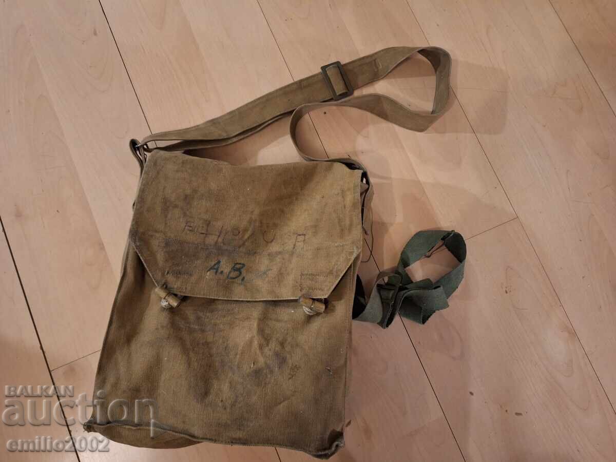 Παράδοση Σετ στρατιωτικής μάσκας αερίου σε τσάντα 0