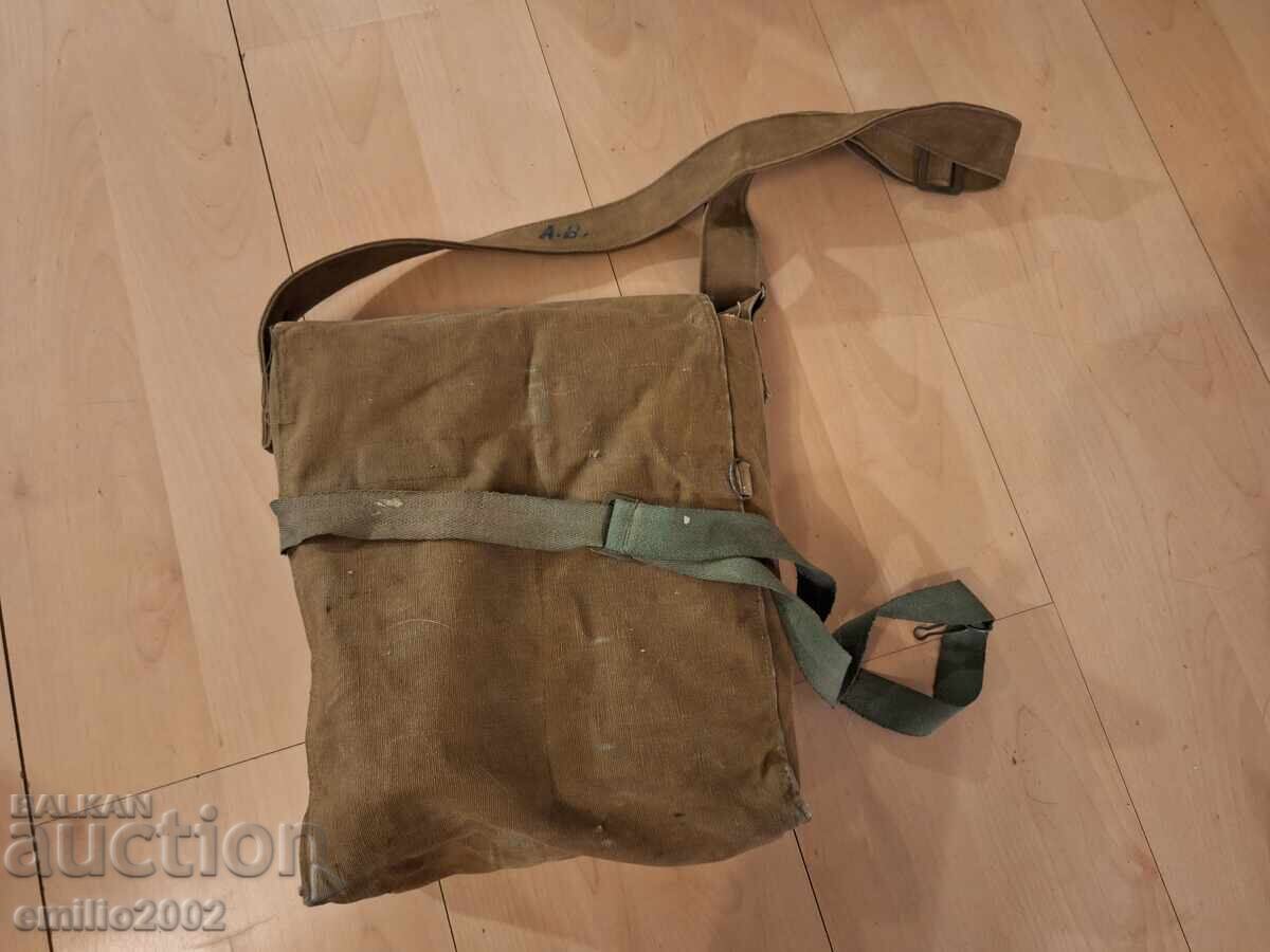 Σετ στρατιωτικής μάσκας αερίου σε τσάντα 0 - 5