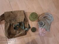 Military gas mask kit in a bag 0