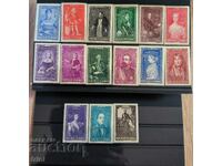 Μονακό 1942 Έτος. Πορτρέτα ηγεμόνων πλήρης σειρά MNH