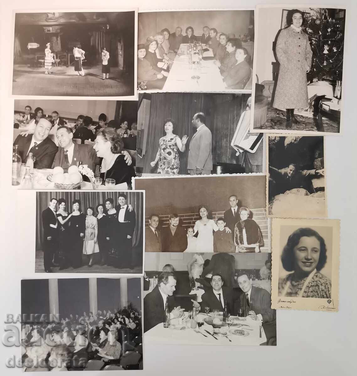 Auction  Photographs of the operetta singer Aneta Tsankova - 46 pcs