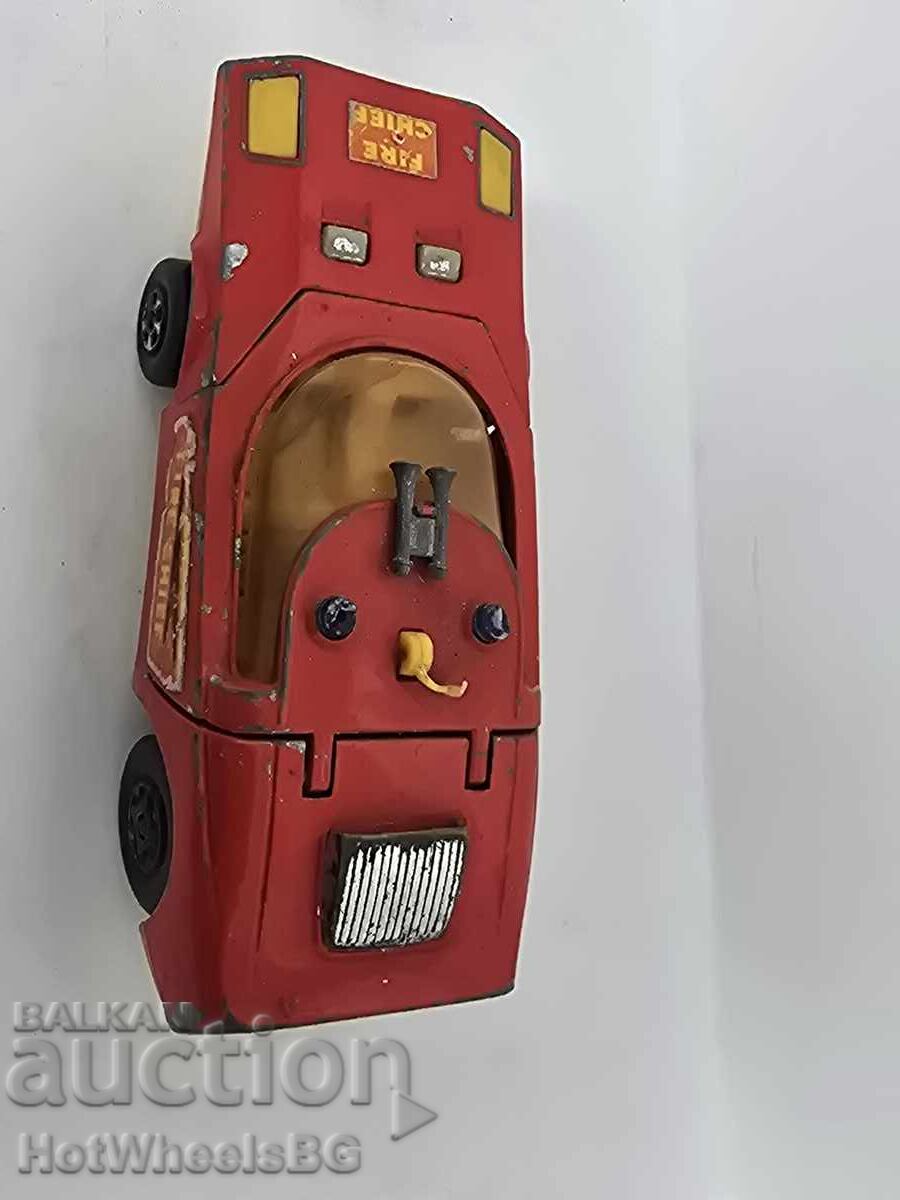 MATCHBOX LESNEY SUPER KINGS K-32 SHOVEL NOSE-FIRE CHIEF - 6