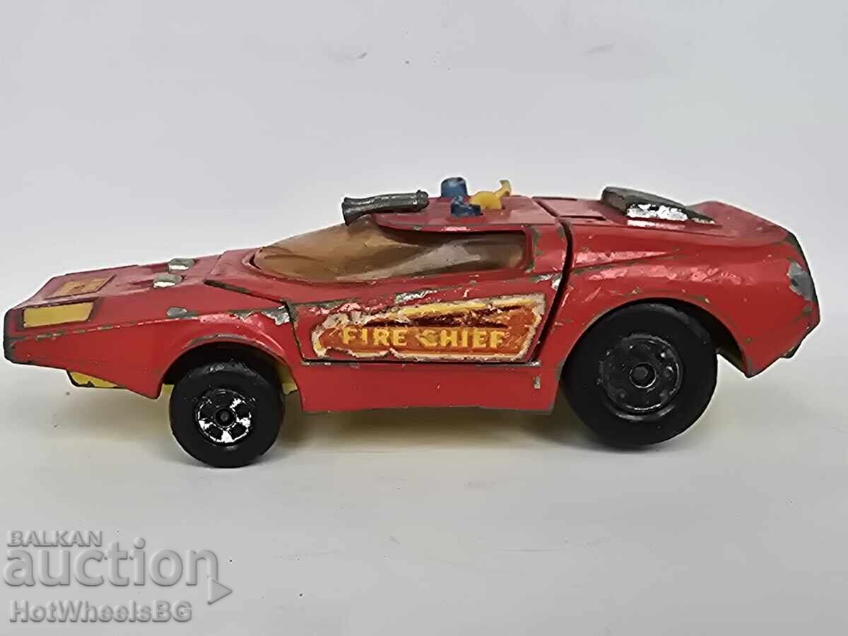 MATCHBOX LESNEY SUPER KINGS K-32 SHOVEL NOSE-FIRE CHIEF