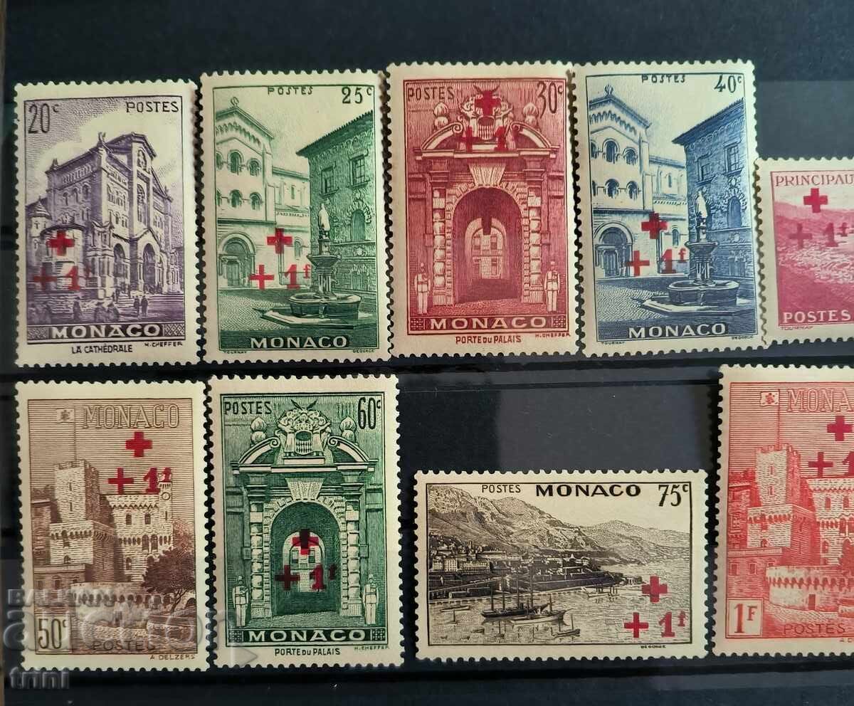 Monaco 1940 Red Cross Complete Set MNH with price 220.00 BGN | € 112.48