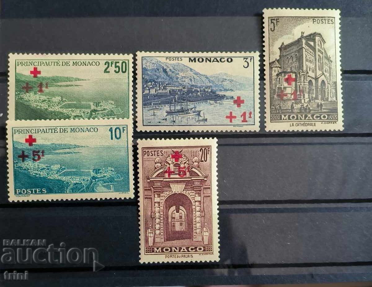 Delivery of Monaco 1940 Red Cross Complete Set MNH