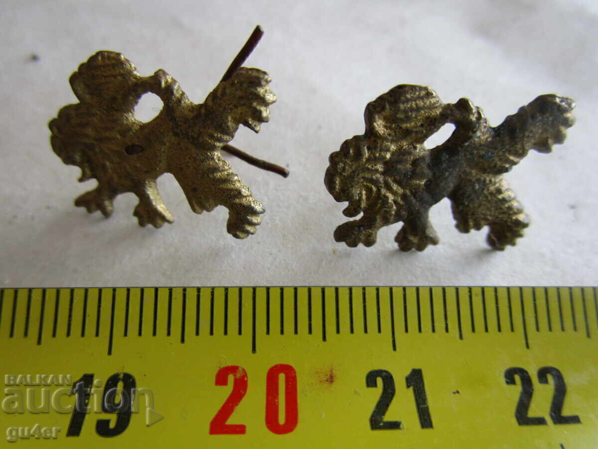 ❌❌ΣΕΤ 2 ΧΑΛΚΙΝΩΝ ΣΤΡΑΤΙΩΤΙΚΩΝ ΛΙΟΝΤΑΡΙΩΝ, ΑΥΘΕΝΤΙΚΑ❌❌ με τιμή 3.00 BGN | € 1.53 ❌❌ΣΕΤ 2 ΧΑΛΚΙΝΩΝ ΣΤΡΑΤΙΩΤΙΚΩΝ ΛΙΟΝΤΑΡΙΩΝ, ΑΥΘΕΝΤΙΚΑ❌❌ με τιμή 3.00 BGN | € 1.53