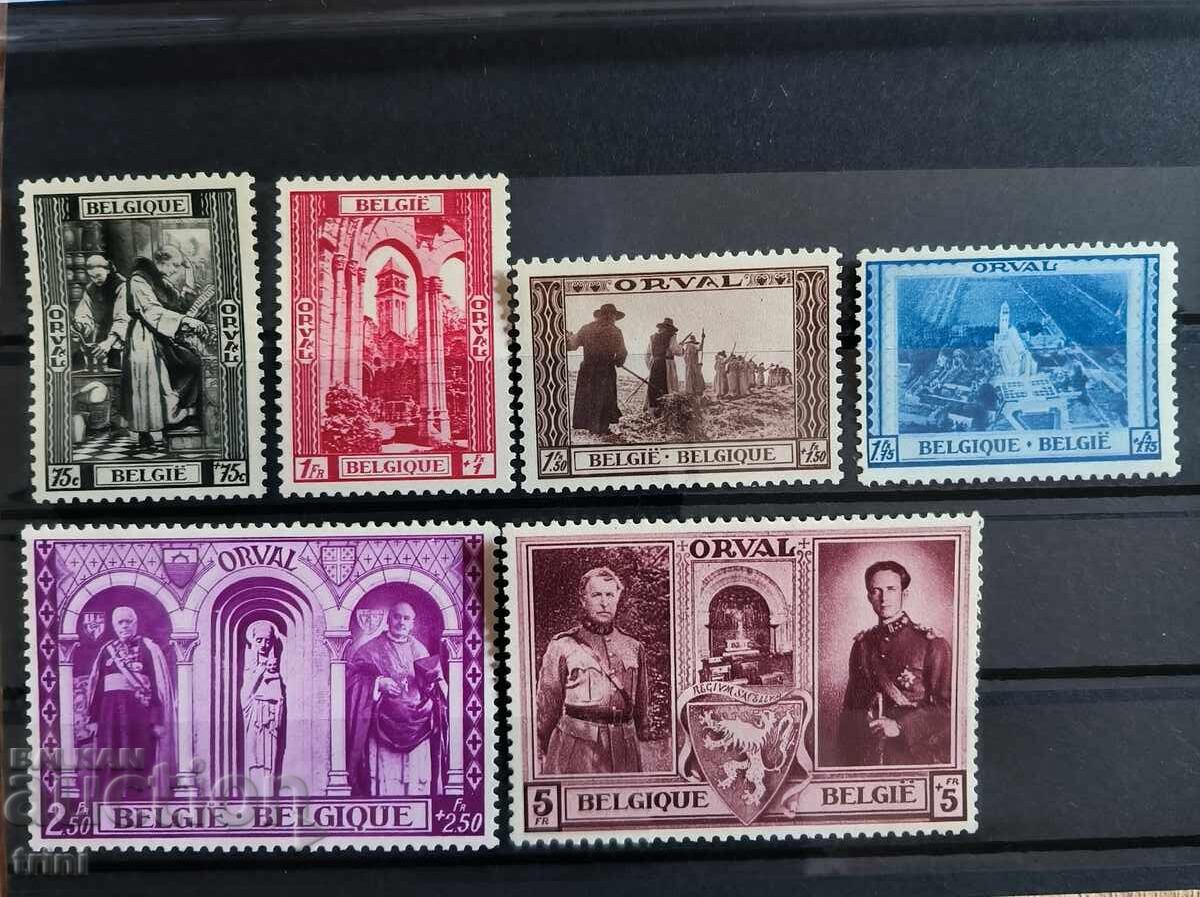 Белгия 1939 Благотворителни марки  пълна серия MNH