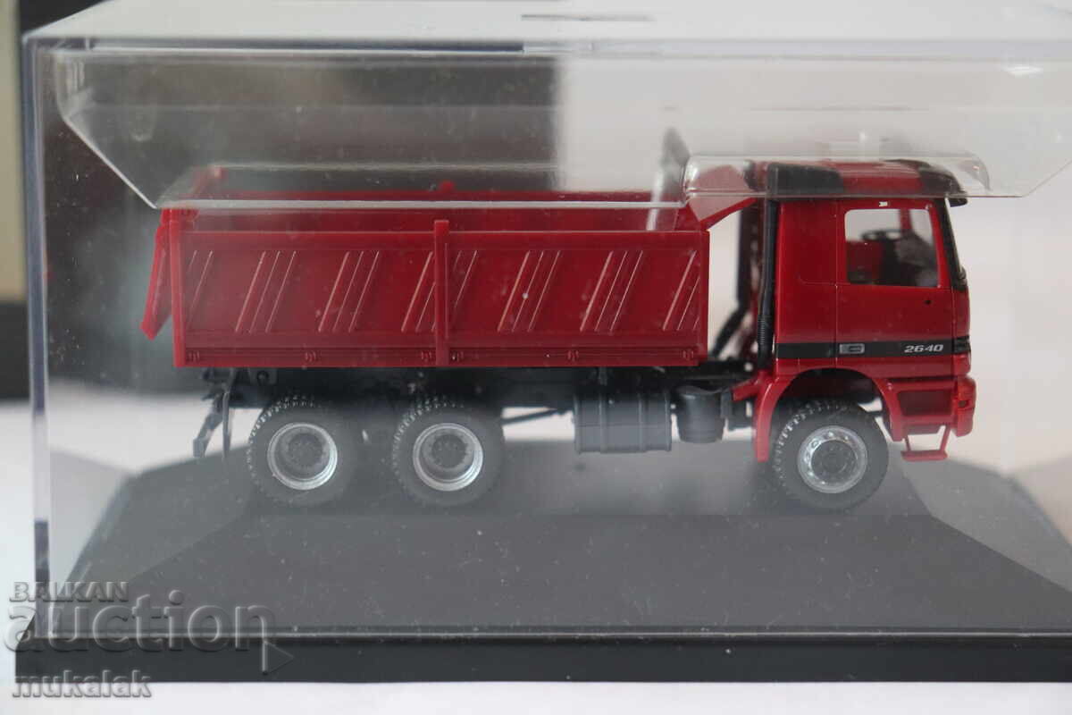 Delivery of HERPA 1:87 H0 MERCEDES ACTROS DUMP TRUCK MODEL TRUCK