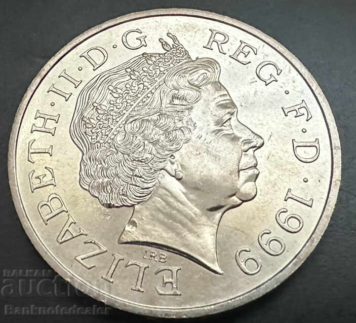 England 5 Pounds Crown 1999 Queen Elizabeth II