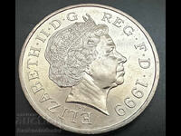 England 5 Pounds Crown 1999 Queen Elizabeth II