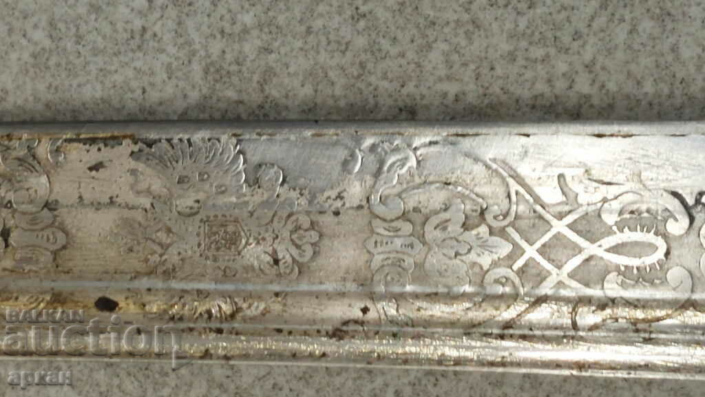 Livrarea Rusia țaristă - sabia ofițer Solingen - Alexandru III monogr Livrarea Rusia țaristă - sabia ofițer Solingen - Alexandru III monogr