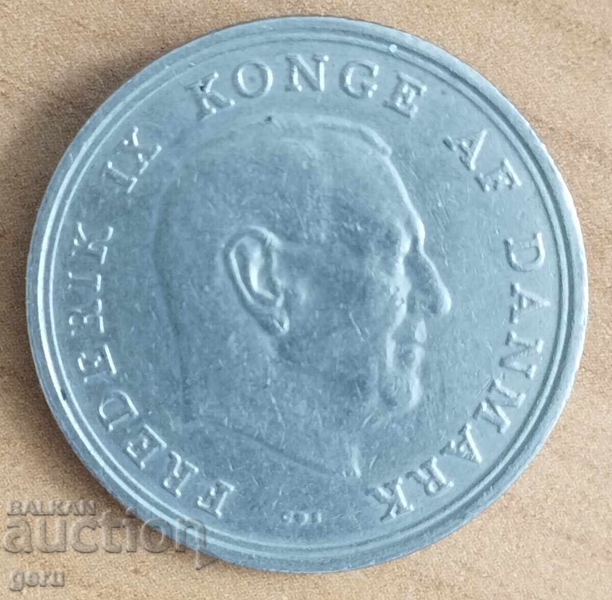 Denmark 1967 1 Krone j45 Denmark 1967 1 Krone j45