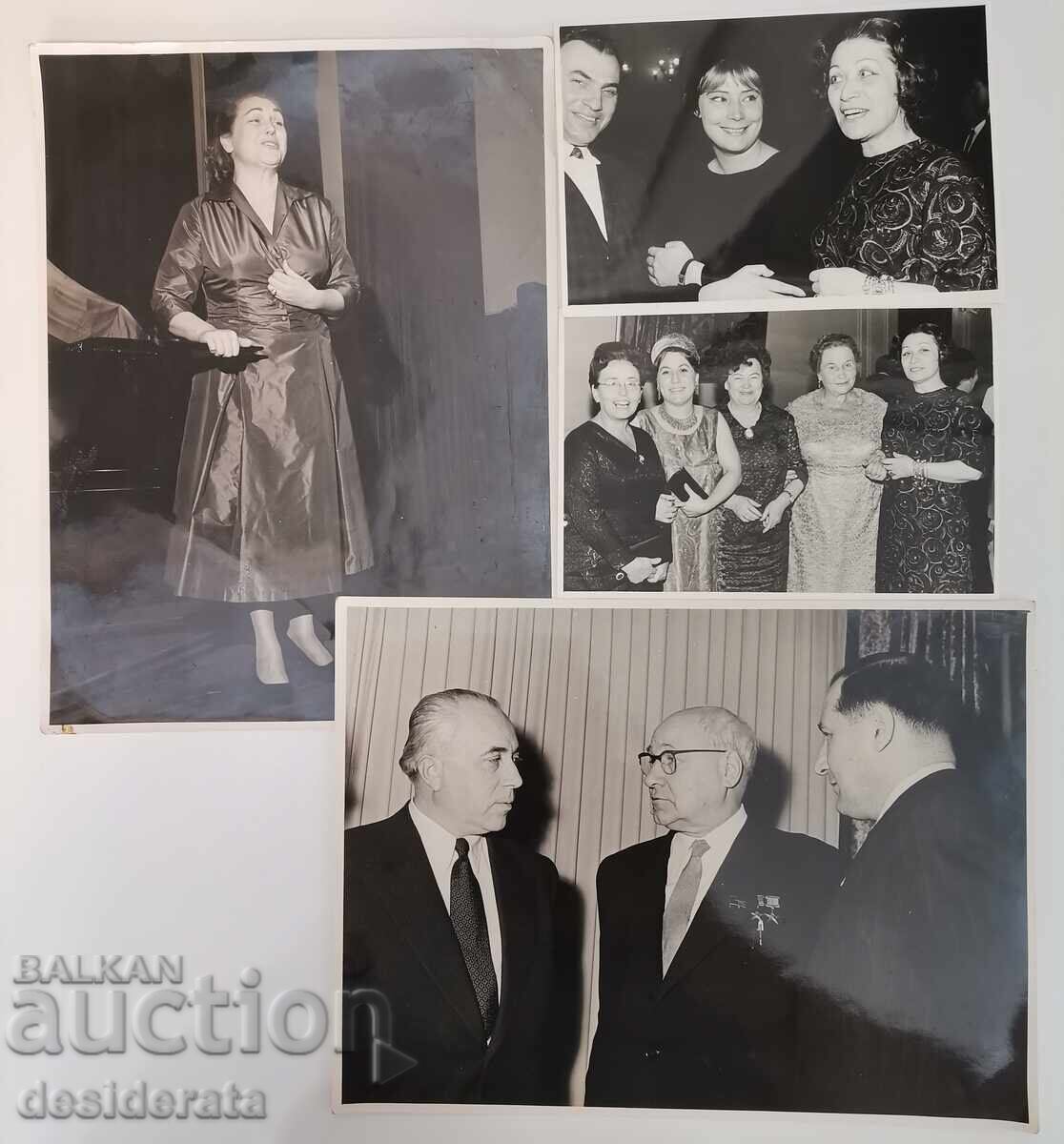 Photographs of the operetta singer Aneta Tsankova - 10 pcs Photographs of the operetta singer Aneta Tsankova - 10 pcs