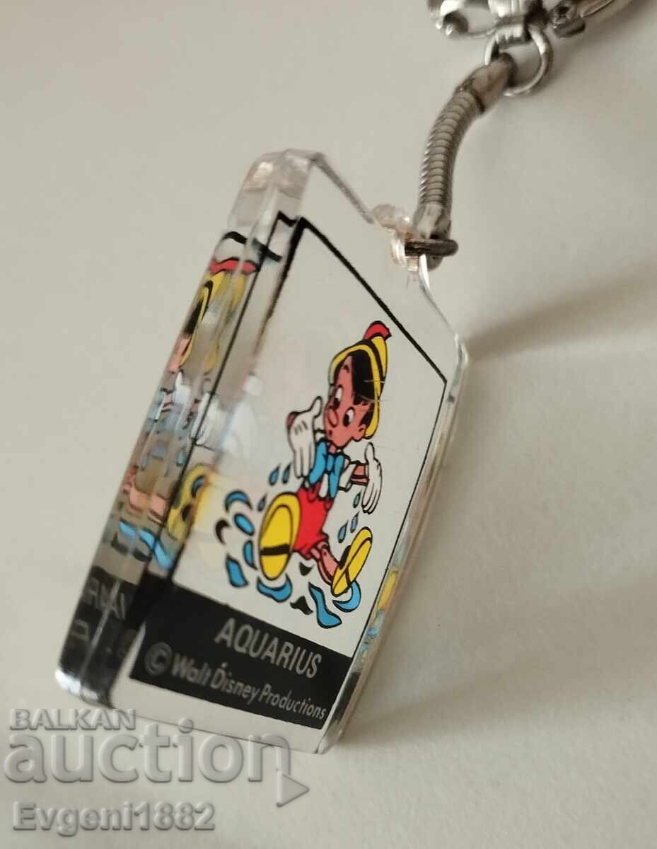 Pinocchio Star Keychain Aquarius Denmark - 5