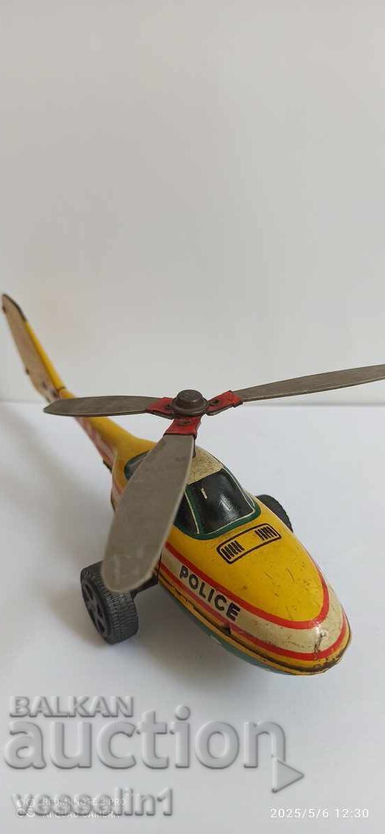 Old DDR toy helicopter from the 70s, inertial