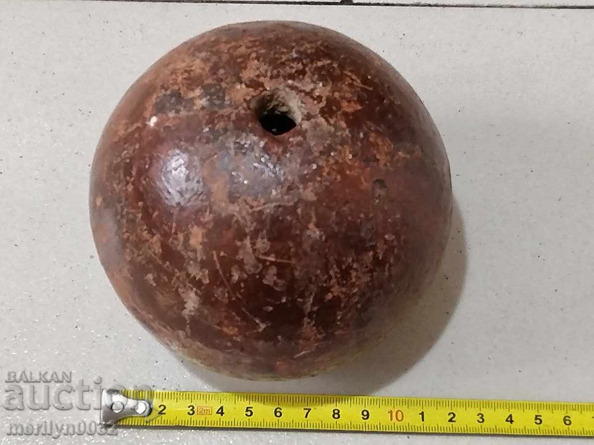 Old cannonball cannon mortar, bombard Crimean War RTOV with price 55.00 BGN | € 28.12