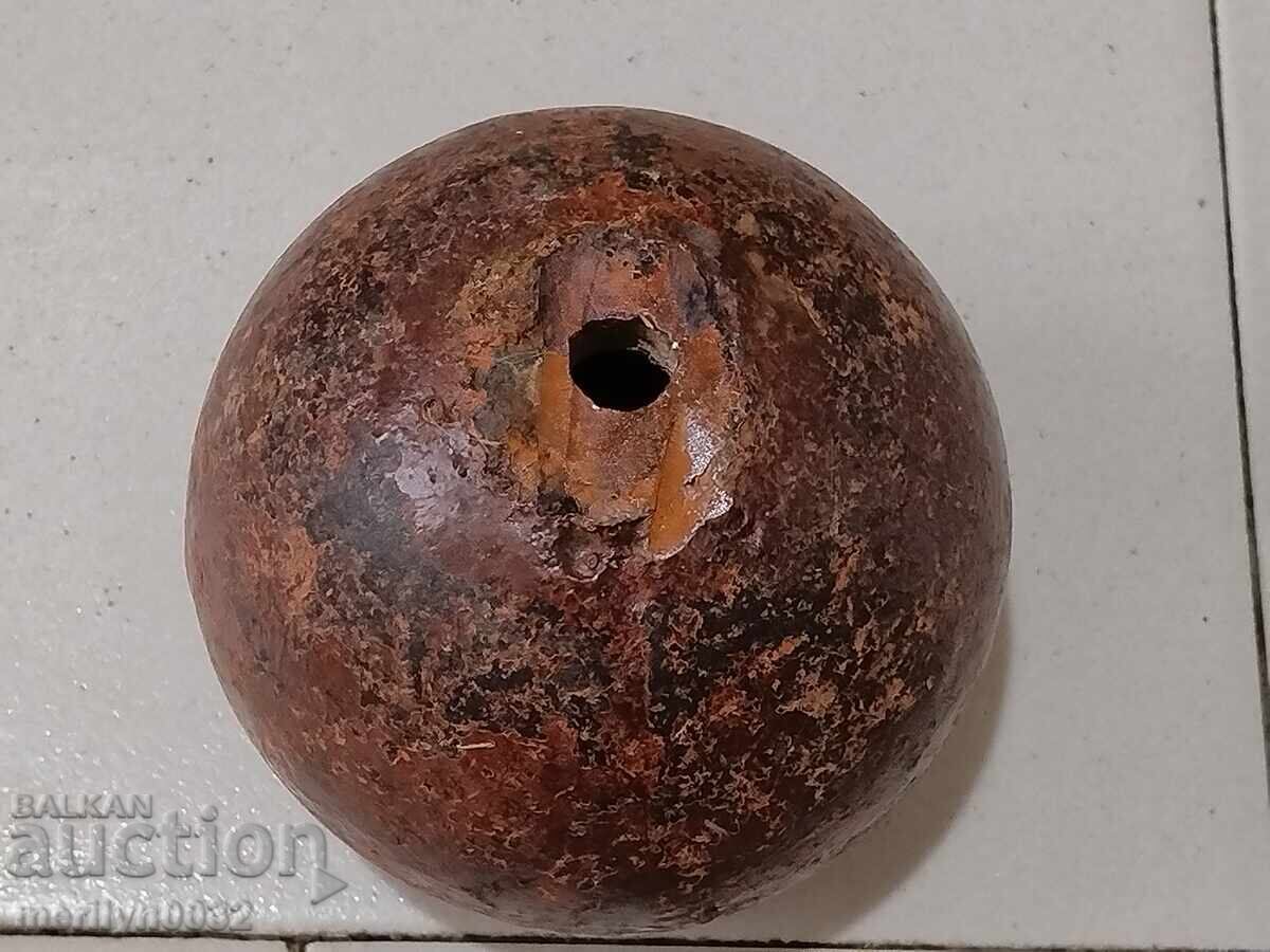 Vechi ghiulea tun obuz mortar, bombardament Războiul Crimeei RTOV - 5