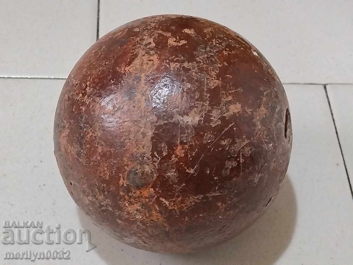 Old cannonball cannon mortar, bombard Crimean War RTOV - 6