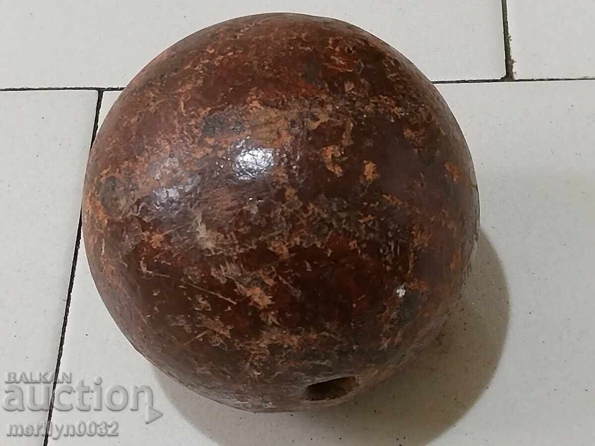 Old cannonball cannon mortar, bombard Crimean War RTOV