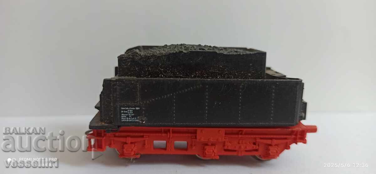 Δημοπρασία Παλιό τρένο Piko κλίμακας HO 1/87 ατμομηχανή βαγόνι για κάρβουνα