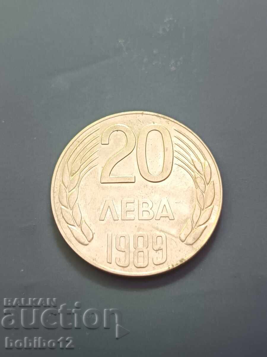 20 BGN 1989. Bulgaria 20 BGN 1989. Bulgaria