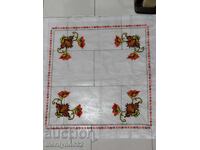 Pătrat vechi cu broderie 0,65/0,65 metri tul