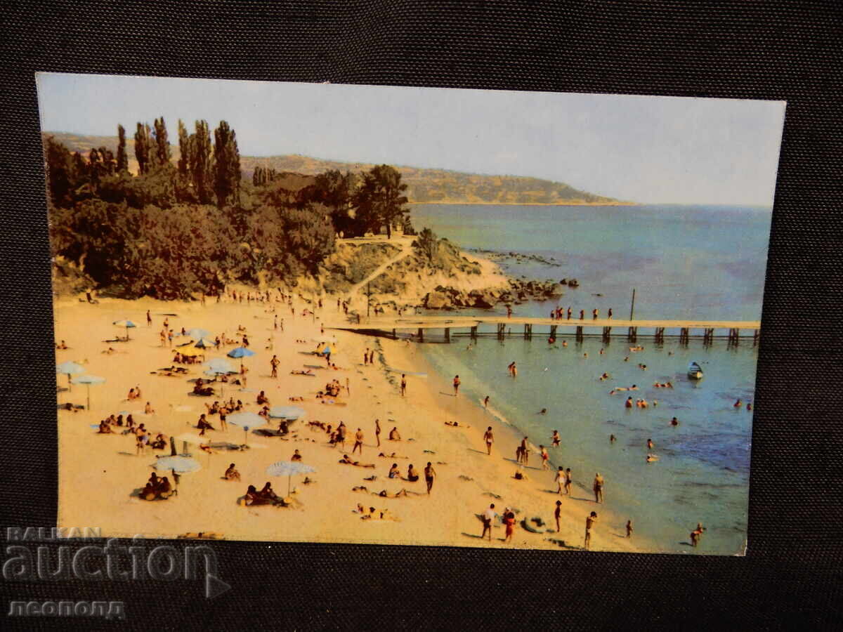 СТАРА РЕТРО ПОЩЕНСКА КАРТИЧКА ПК ВАРНА КУРОРТ ДРУЖБА