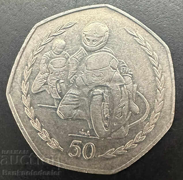 Insula Man, Marea Britanie 50 Pence 1997