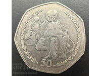 Insula Man, Marea Britanie 50 Pence 1997