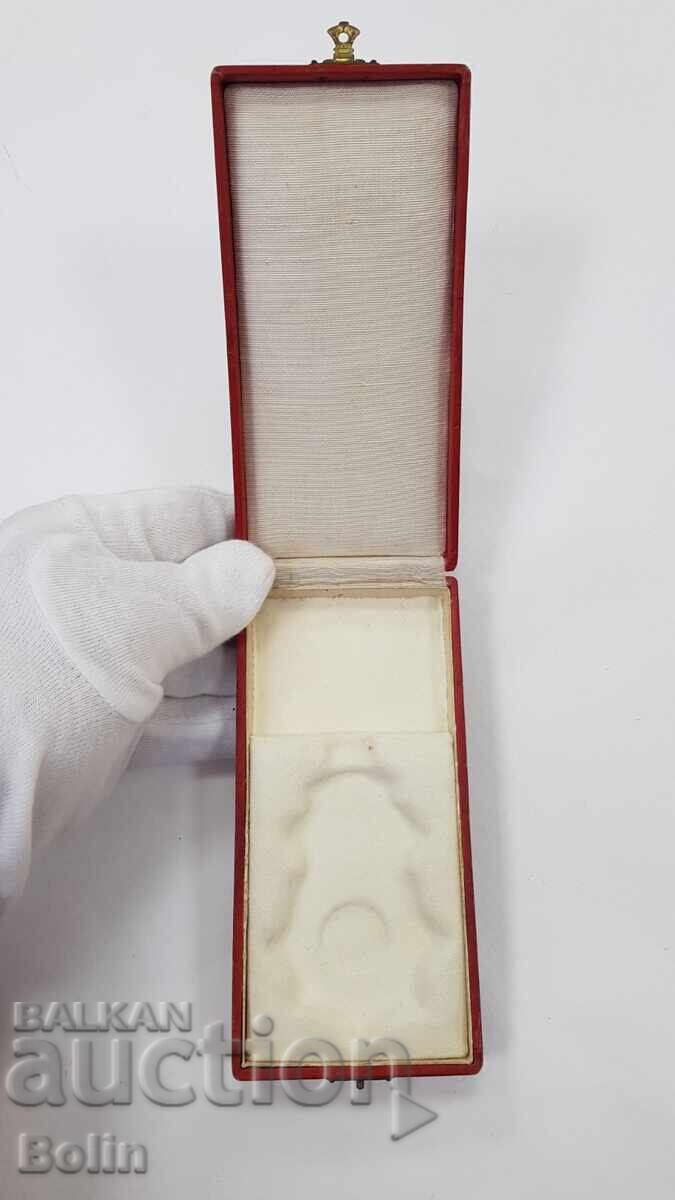 Rare box for the Order of Military Merit III class for the neck, Boris III - 7