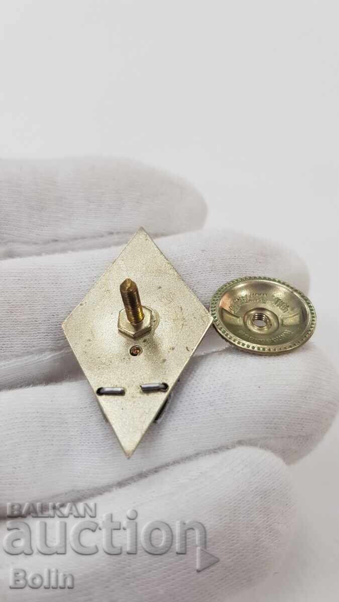 Rare USSR Badge Lenin's Higher Political Academy - 6