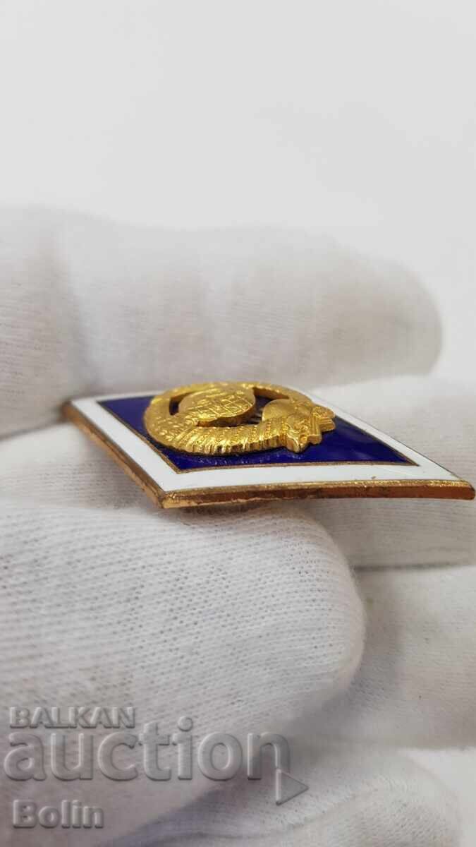 Δημοπρασία Επιχρυσωμένο σήμα ΕΣΣΔ για αποφοίτηση από πανεπιστήμιο