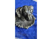 Съветска мастилница, куче с етикет!