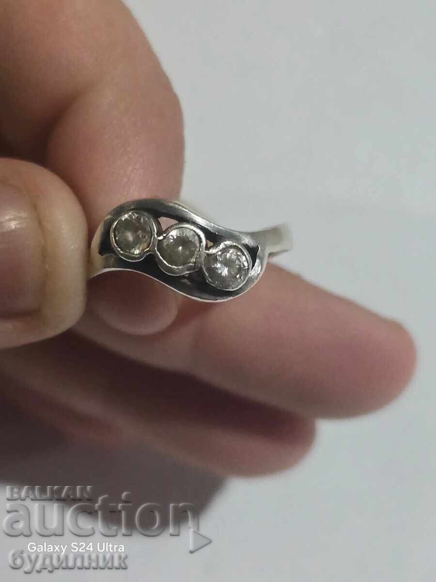 Аукцион Сребърен пръстен. 16,8мм. Пускам над 100 Аукциона. Разгледай