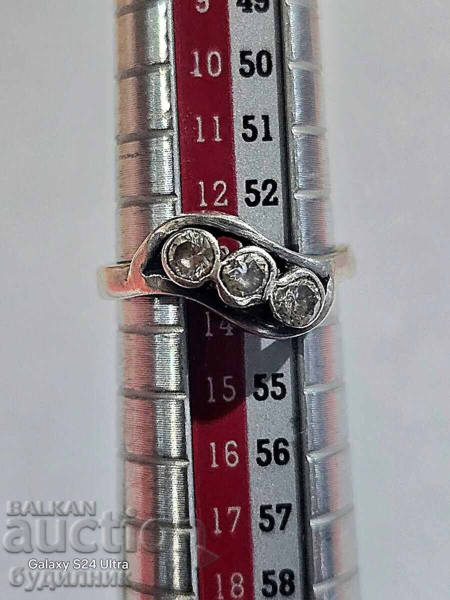 Доставка на Сребърен пръстен. 16,8мм. Пускам над 100 Аукциона. Разгледай