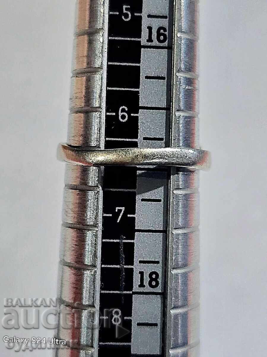 Сребърен пръстен. 16,8мм. Пускам над 100 Аукциона. Разгледай - 5