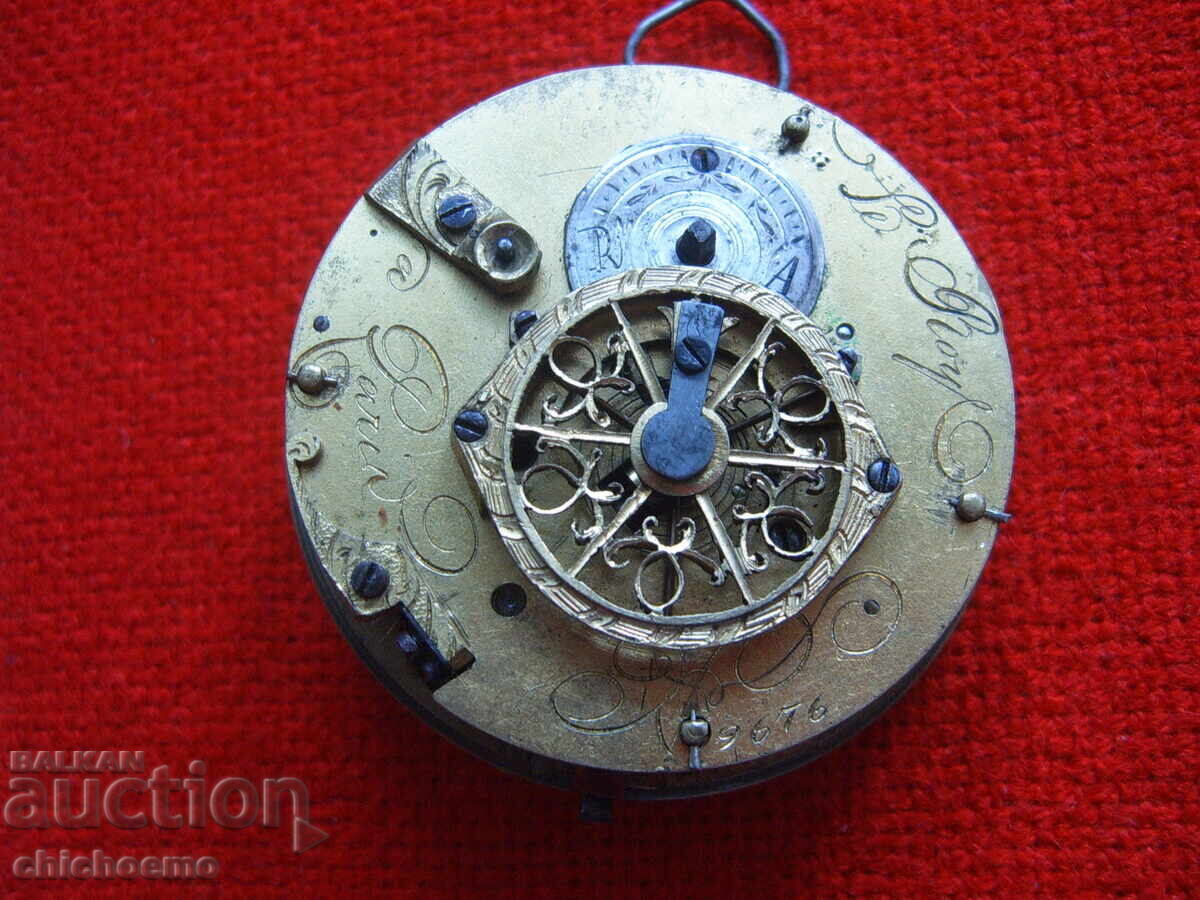 Fusee pocket watch movement, working machine - 6