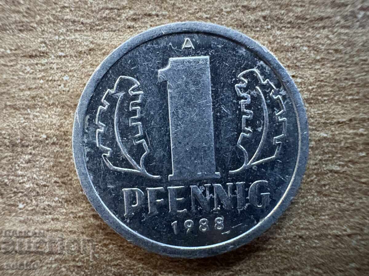 ΓΔΛ - 1 πφένιγκ (1988)