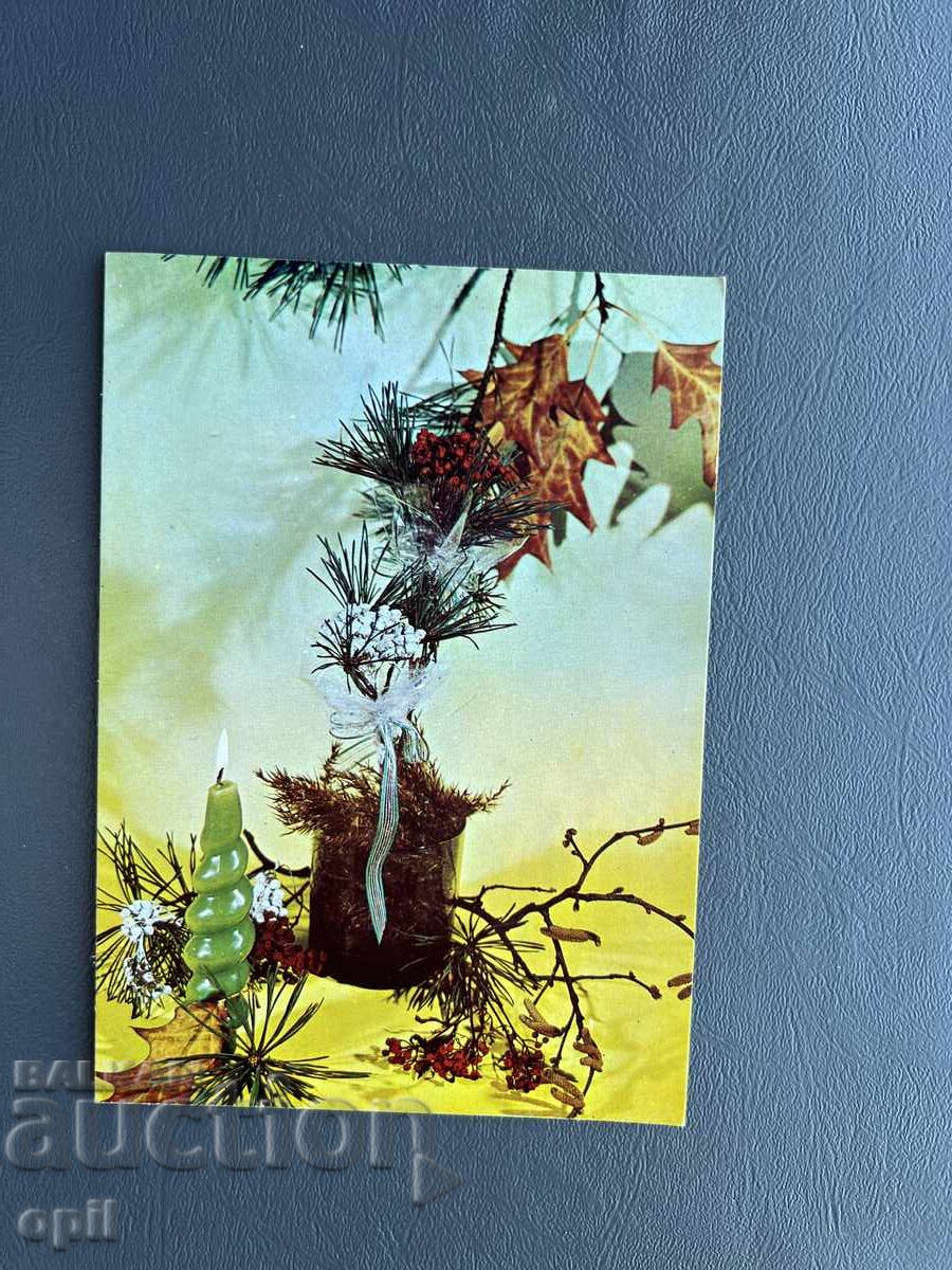 Old Postcard Greeting - Bulgaria 1982