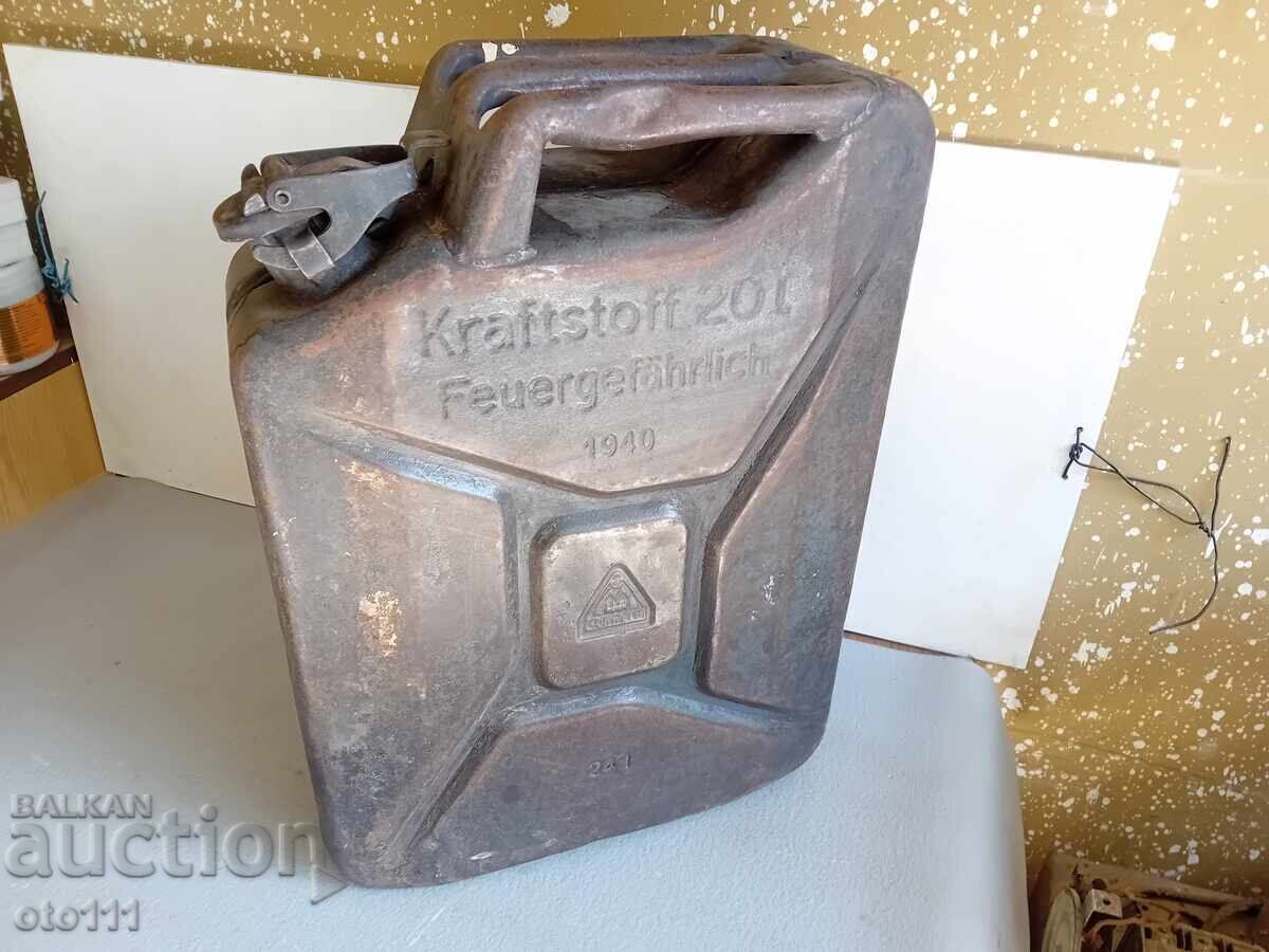 German Fuel Can 20 l, 1940, Wehrmacht - WW2