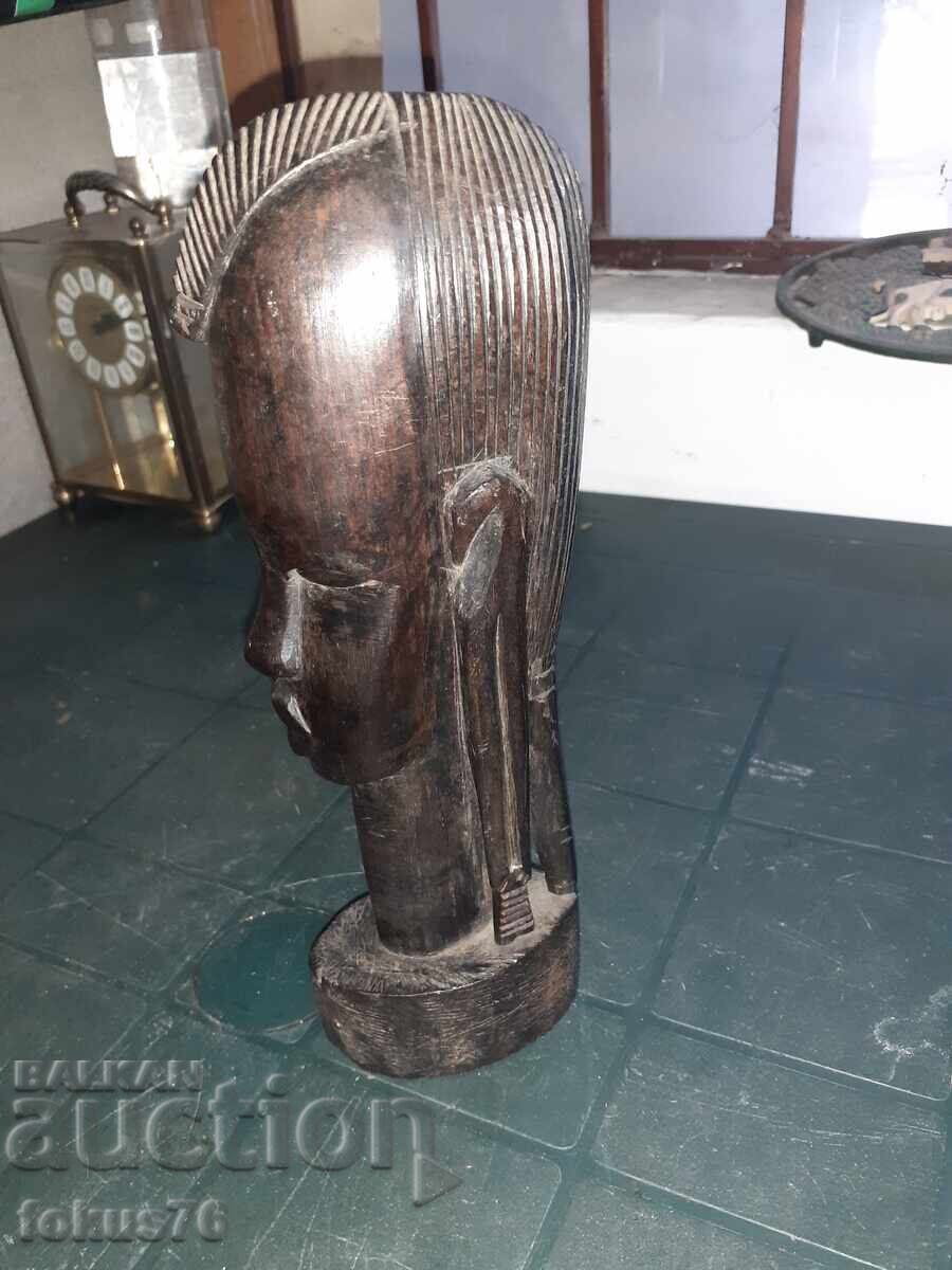 Statuetă sculptată în abanos, figură din lemn, Africa - 5