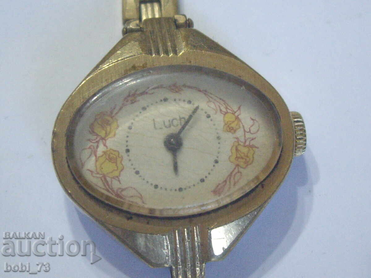 Old Russian ladies' gold-plated watch with price 40.00 BGN | € 20.45