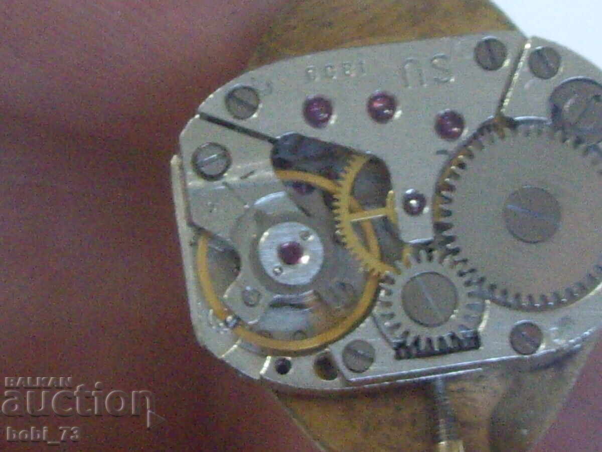 Old Russian ladies' gold-plated watch - 6