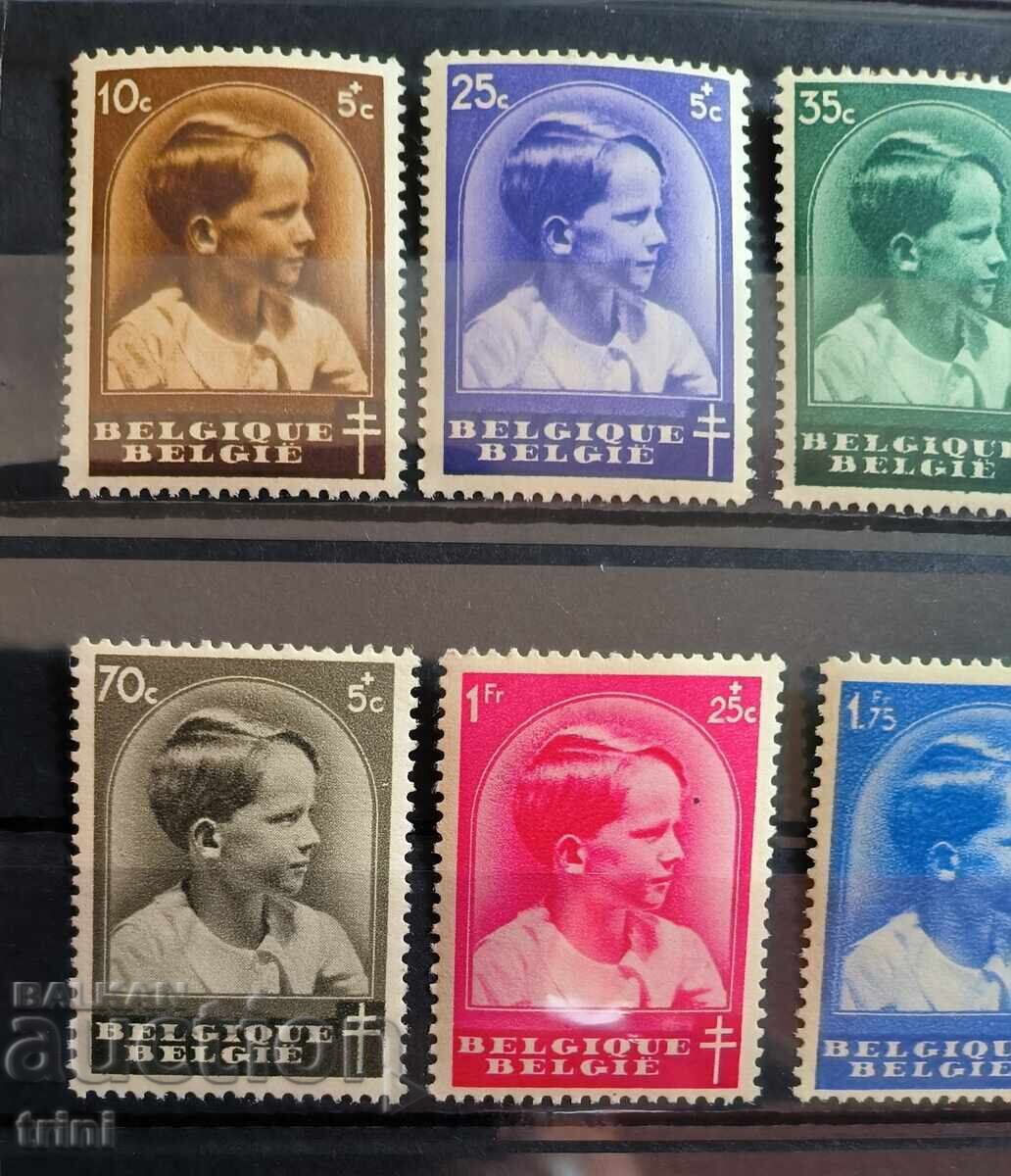 Belgia 1936. Lupta împotriva tuberculozei serie completă MNH cu preț 15.00 BGN | € 7.67