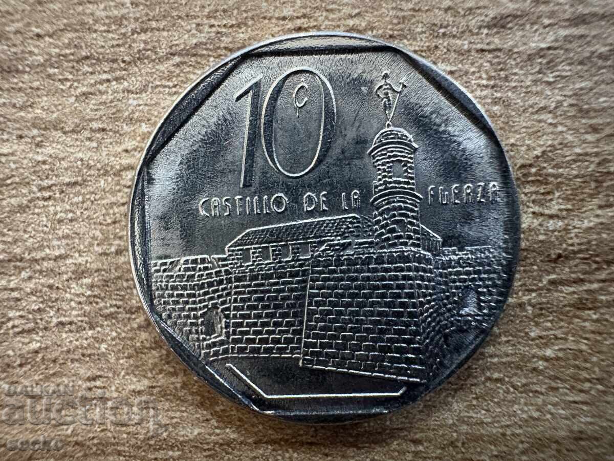 Куба - 10 сентавос (2018) Куба - 10 сентавос (2018)